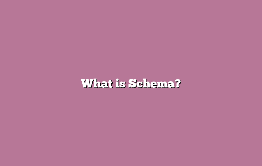 What is Schema?