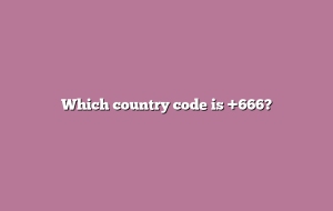 Which country code is +666?