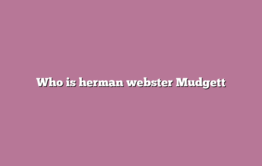 Who is herman webster Mudgett